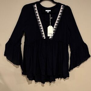 NWT jodifl bell sleeve top